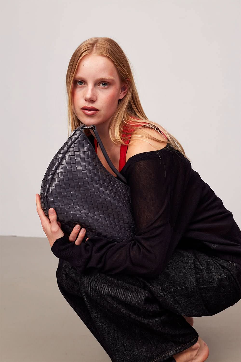 Salerno shoulder bag Marlin Charcoal – Adax Shop