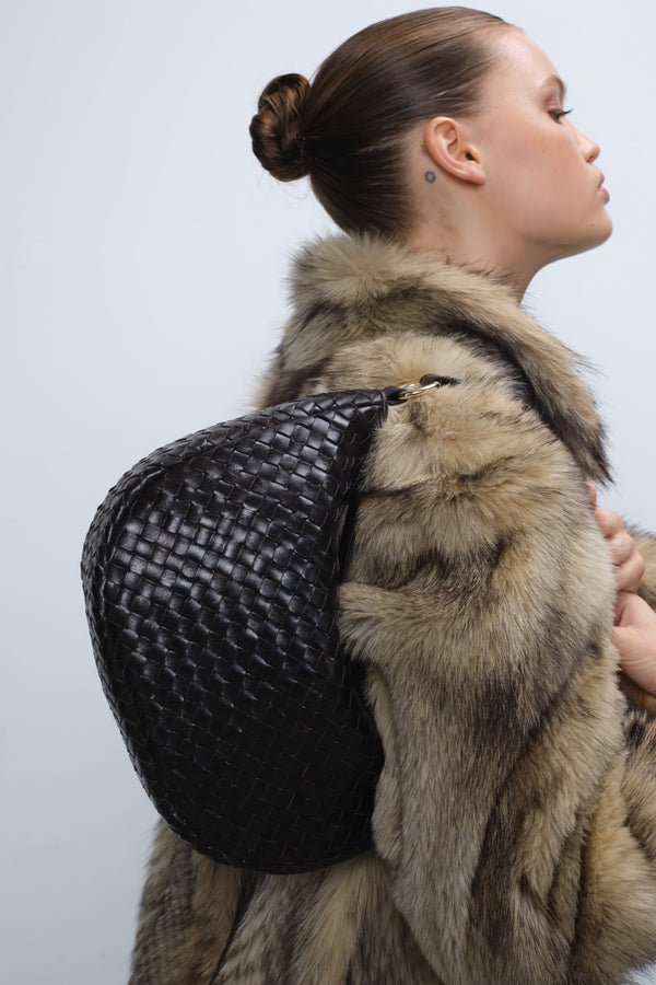 Salerno shoulder bag Marlin Dark brown - Adax Shop - Shoulder bags