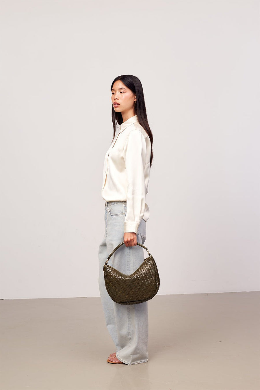 Salerno shoulder bag Marlin Olive - Adax Shop - Shoulder bags