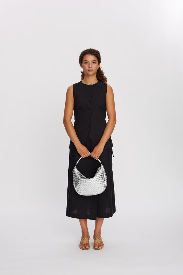 Salerno shoulder bag Marlin Silver - Adax Shop - Tasker