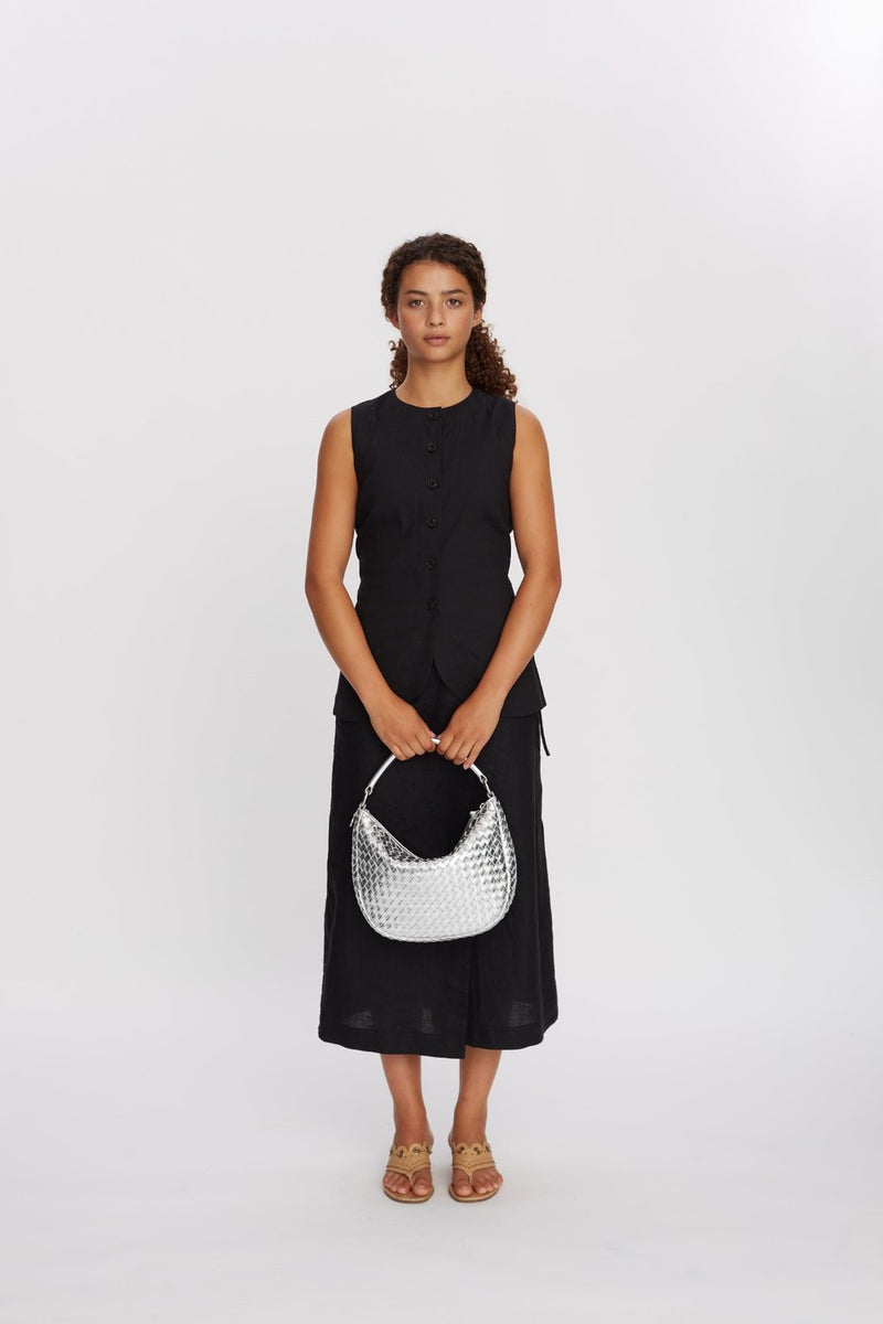 Salerno shoulder bag Marlin Silver - Adax Shop - Tasker