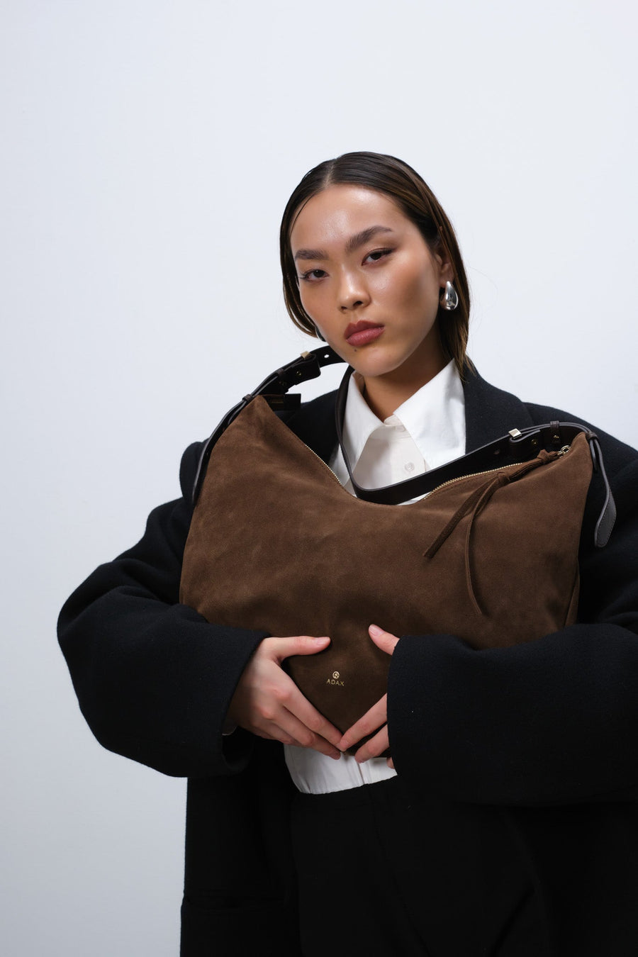 Rozzano Mindy plain Chocolate - Adax Shop - Shoulder bags