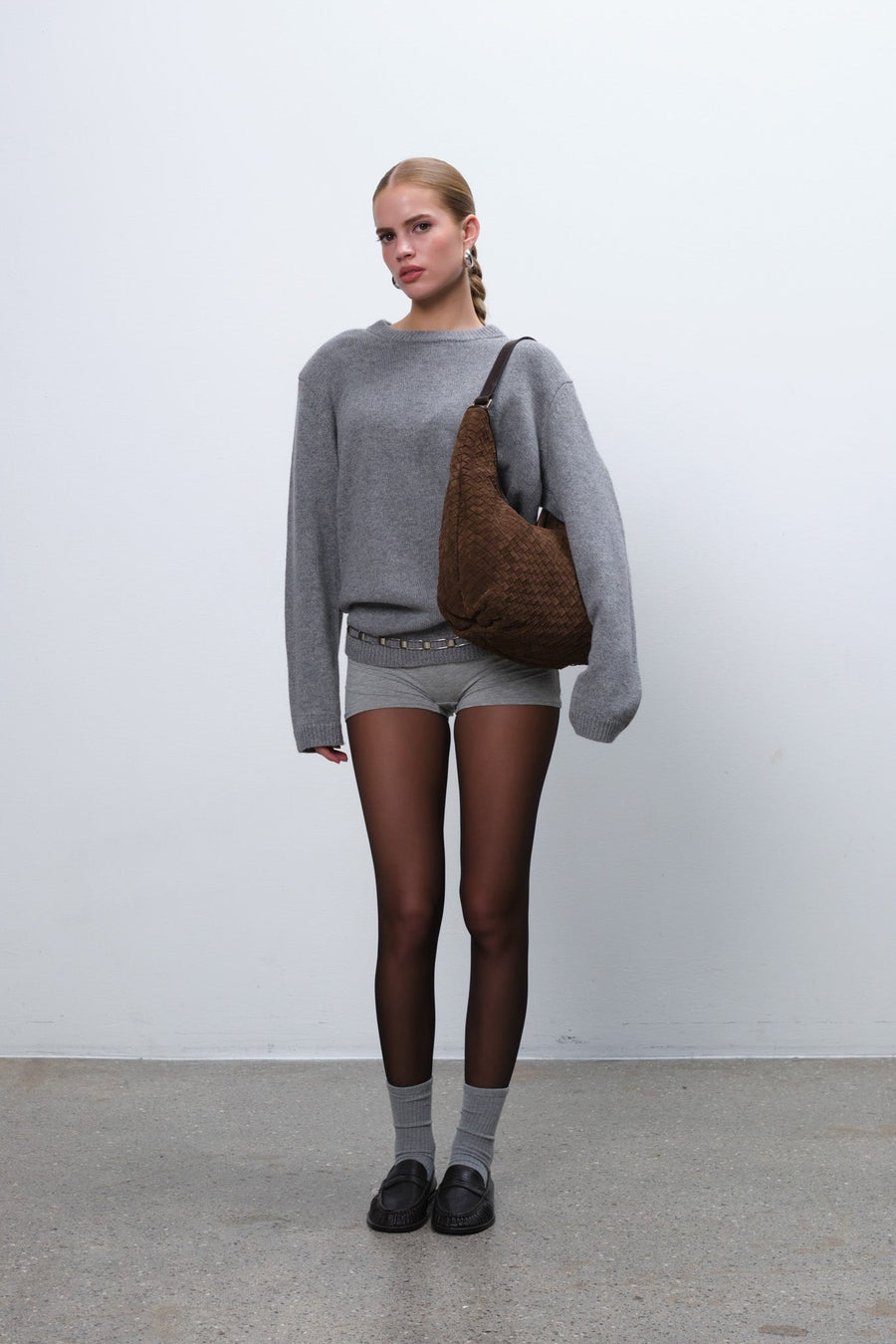 Rozzano Mindy braided Chocolate - Adax Shop - Shoulder bags