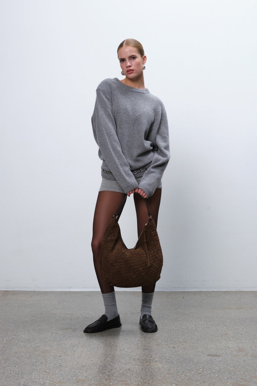 Rozzano Mindy braided Chocolate - Adax Shop - Shoulder bags