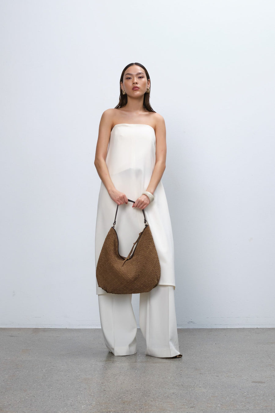 Rozzano Mindy braided Latte - Adax Shop - Shoulder bags