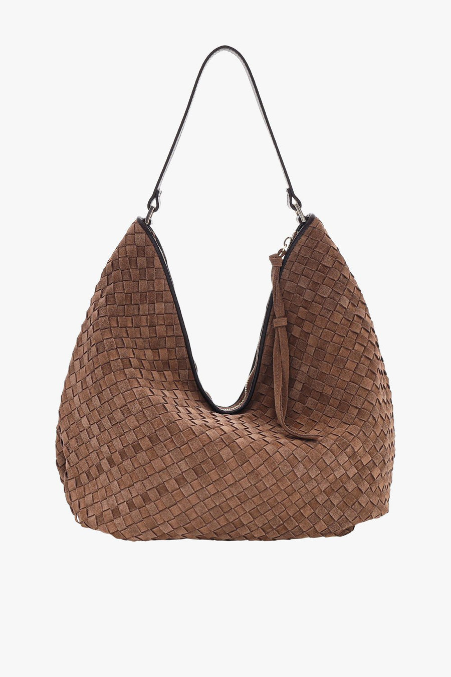 Rozzano Mindy braided Latte - Adax Shop - Shoulder bags