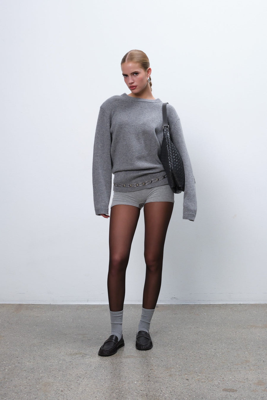 Salerno shoulder bag Mindy Charcoal - Adax Shop - Shoulder bags