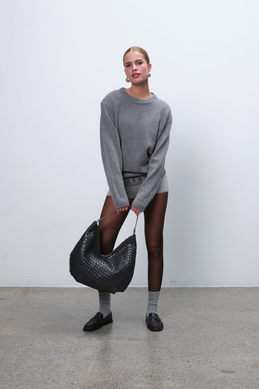 Salerno shoulder bag Mindy Charcoal - Adax Shop - Shoulder bags