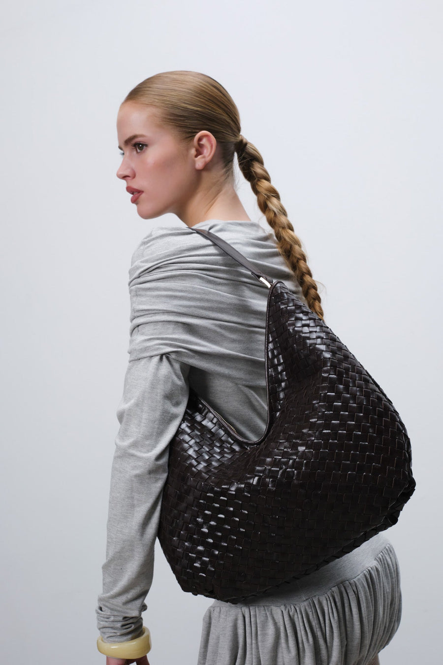 Salerno shoulder bag Mindy Dark brown - Adax Shop - Shoulder bags