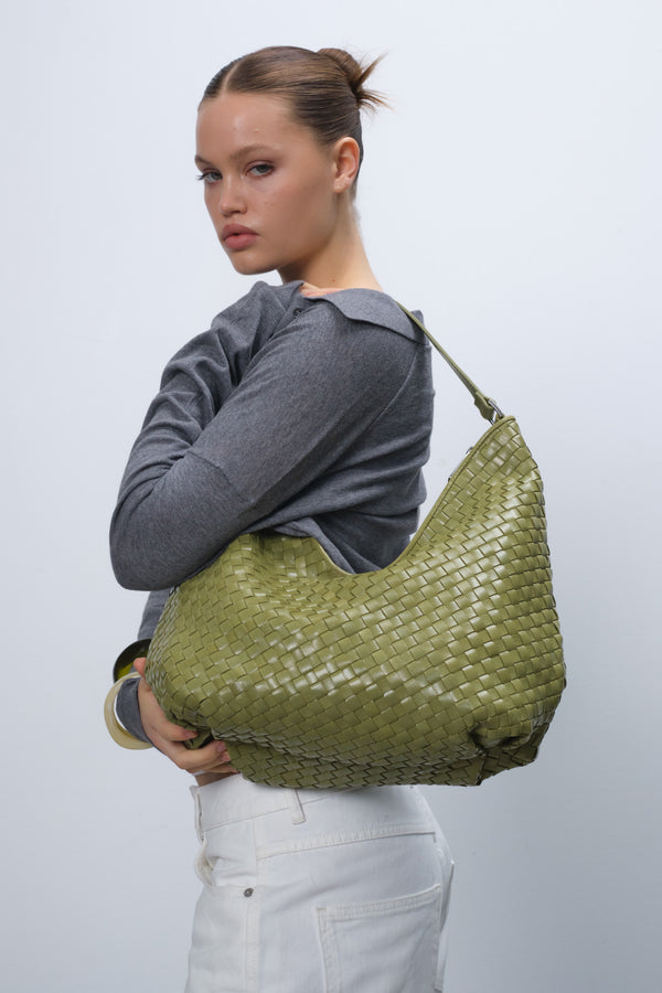 Bolsa de hombro de Salerno Mindy Pear