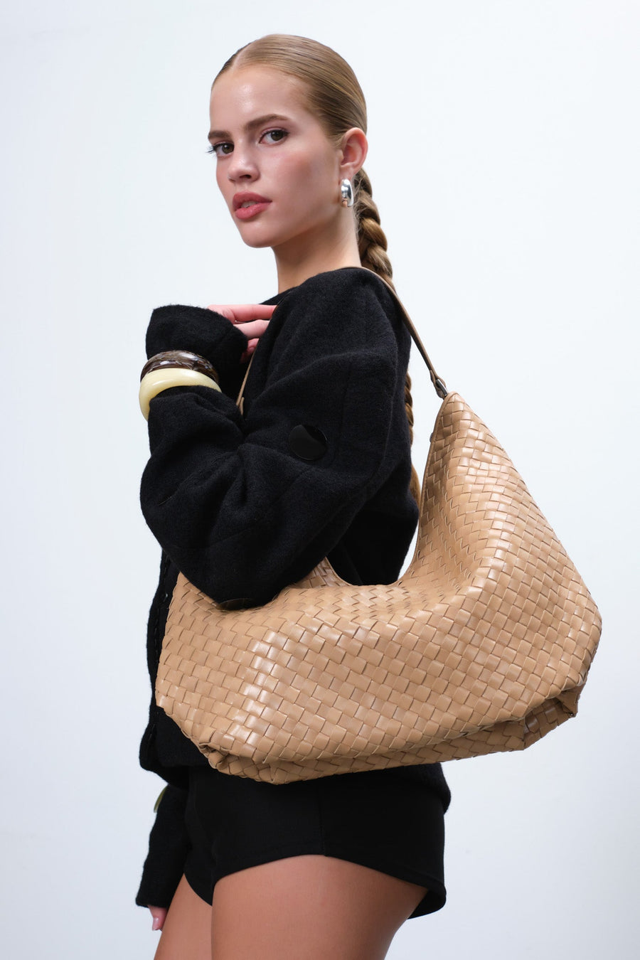 Salerno shoulder bag Mindy Sand - Adax Shop - Shoulder bags