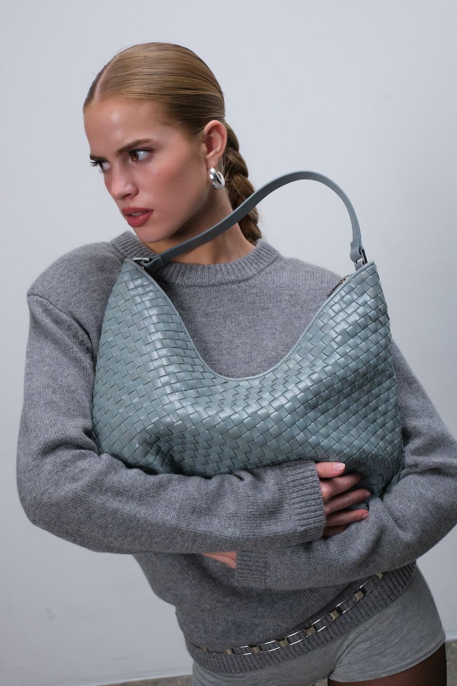 Salerno shoulder bag Mindy Sky blue - Adax Shop - Shoulder bags