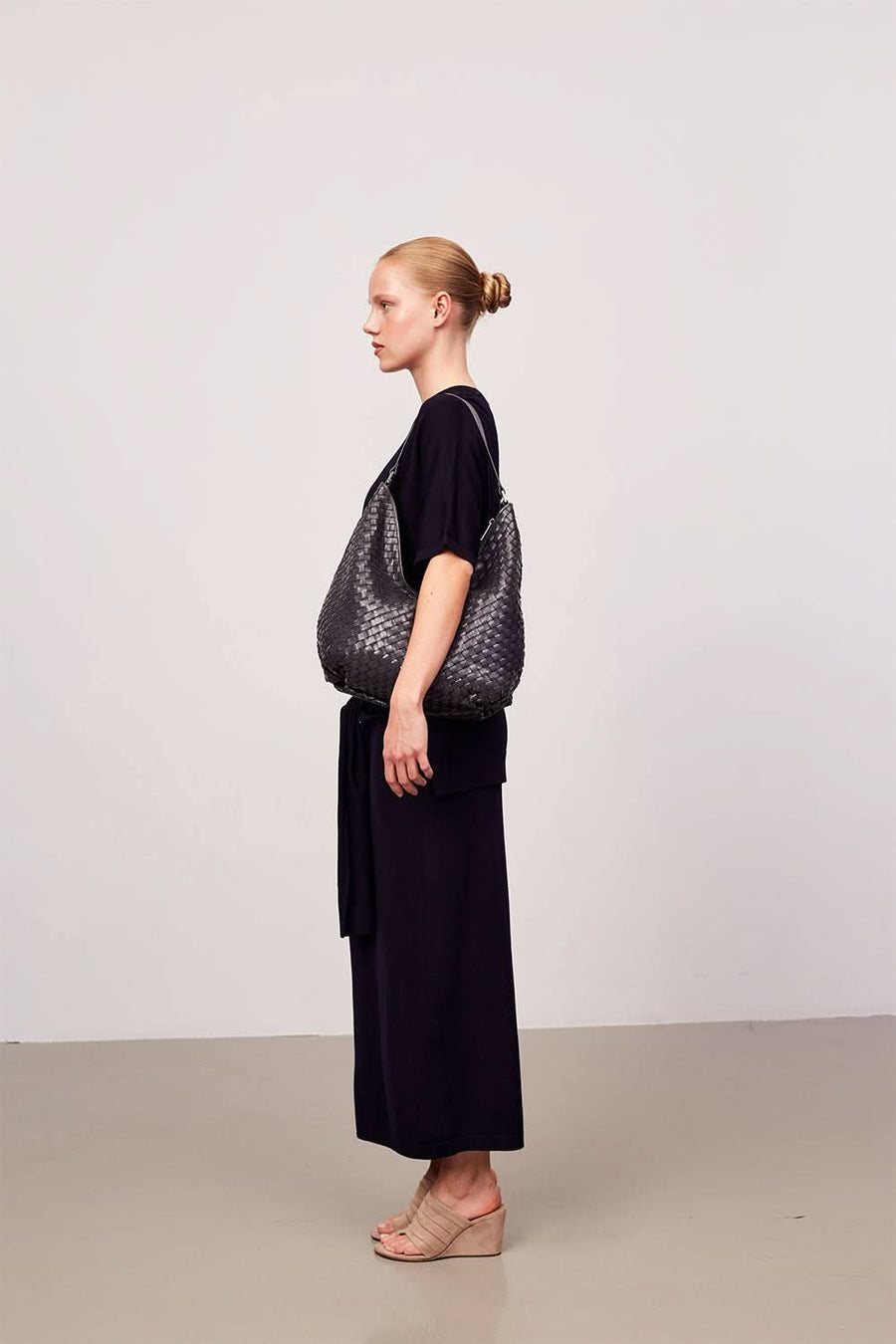 Salerno shoulder bag Mindy Charcoal - Adax Shop - Shoulder bags