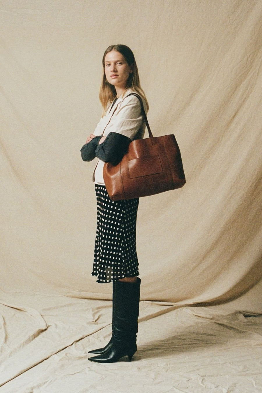 Portofino shopper Katarina Brown - Adax Shop - Shopper