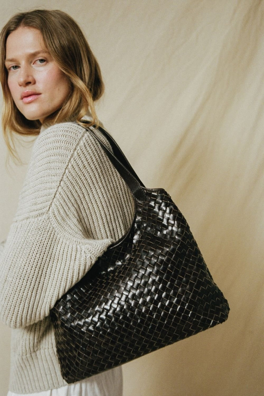 Salerno shoulder bag Alica Dark brown - Adax Shop - Shoulder bags