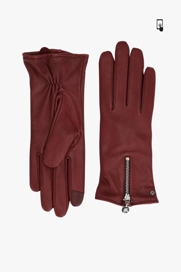 Adax glove Sanne Burnt red