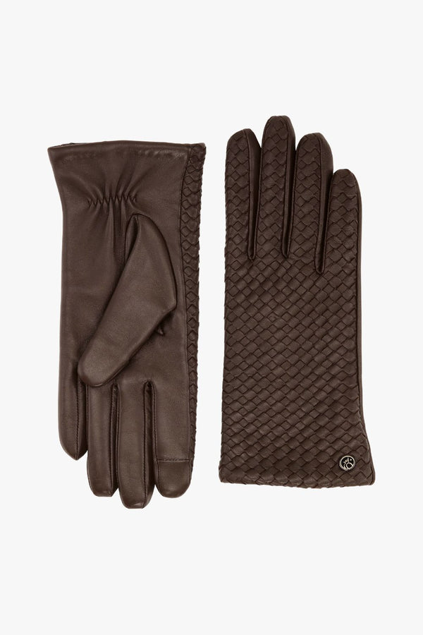 Adax glove Silke Dark brown