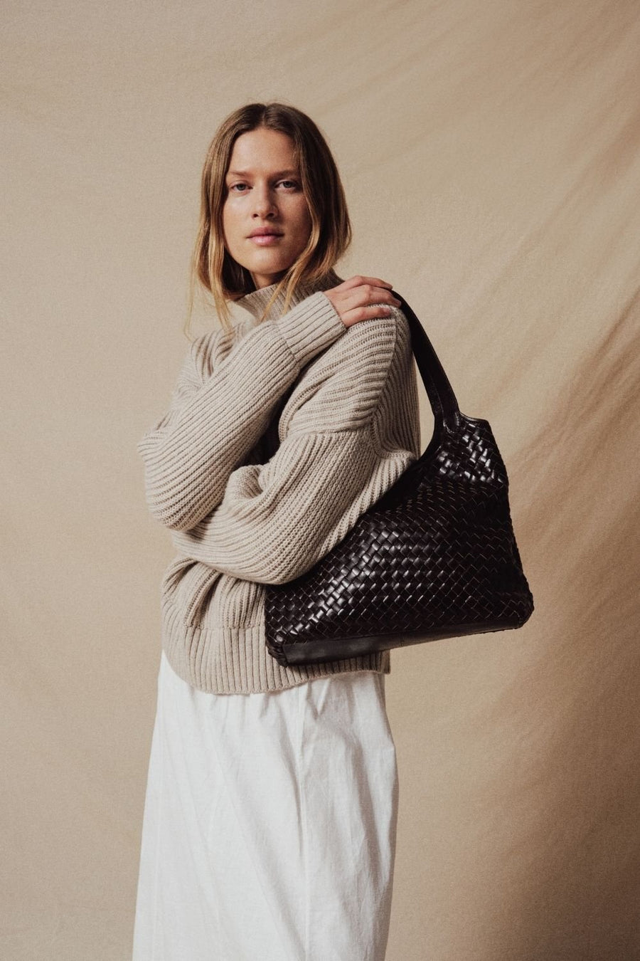 Salerno shoulder bag Alica Dark brown - Adax Shop - Shoulder bags