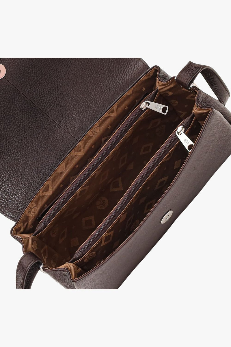 Cormorano shoulder bag Stefanie Chocolate - Adax Shop - Tasker