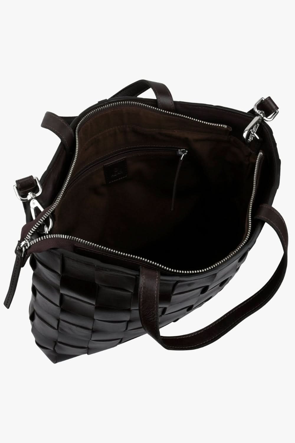 Limona shopper Indy Dark brown – Adax Shop