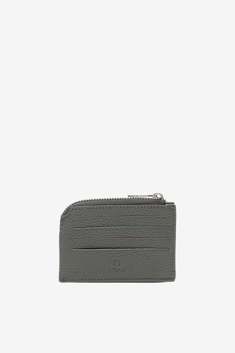 Cormorano credit card holder Susy Leaf green