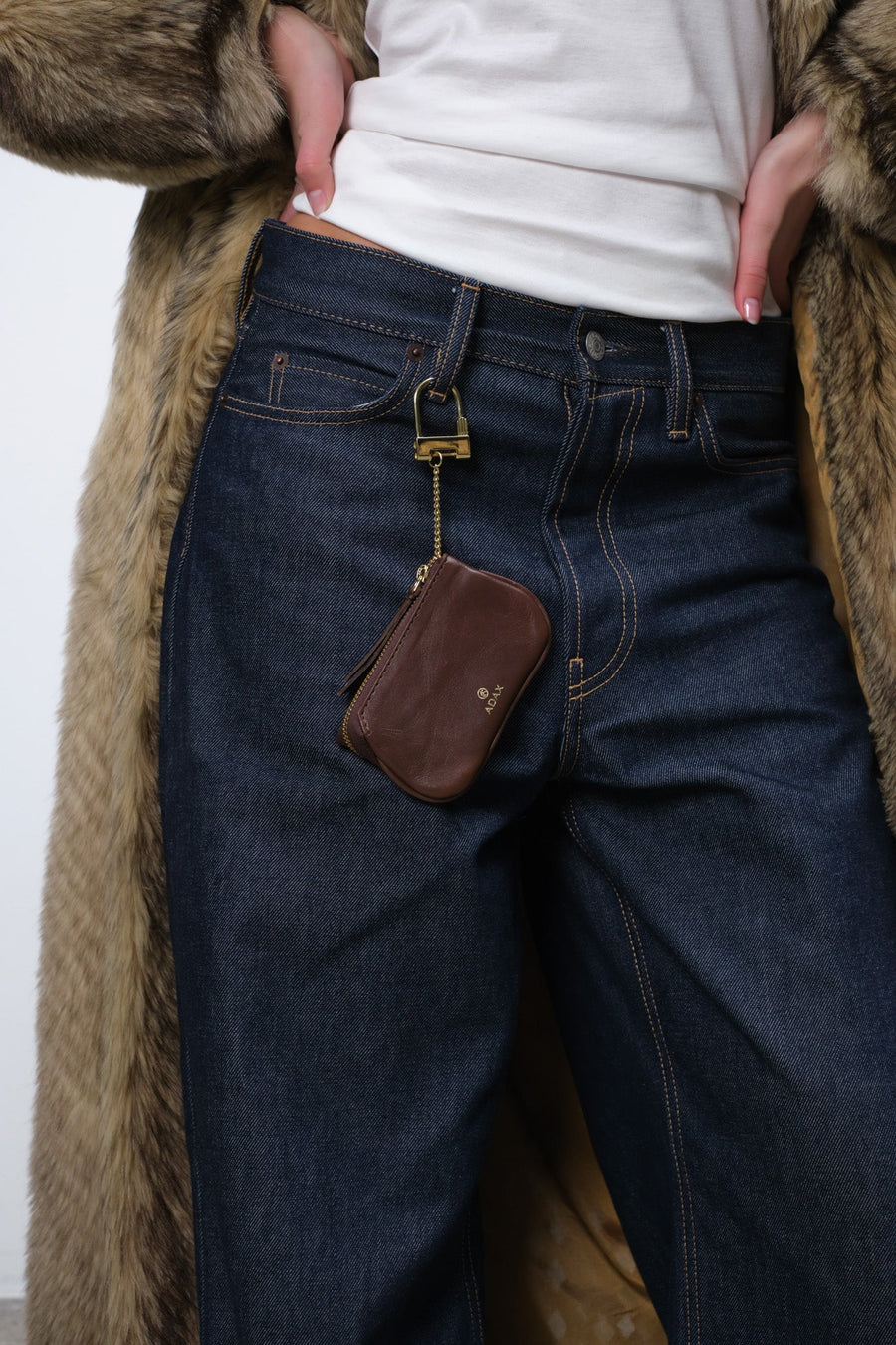 Adax key wallet Lucinda Mocca - Adax Shop - Keychain