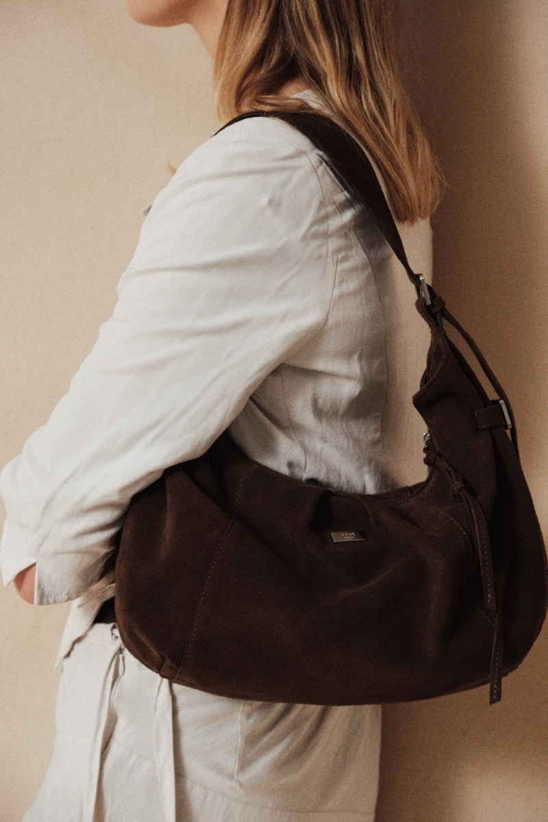 Rozzano shoulder bag Pascale Chocolate - Adax Shop - Shoulder bags