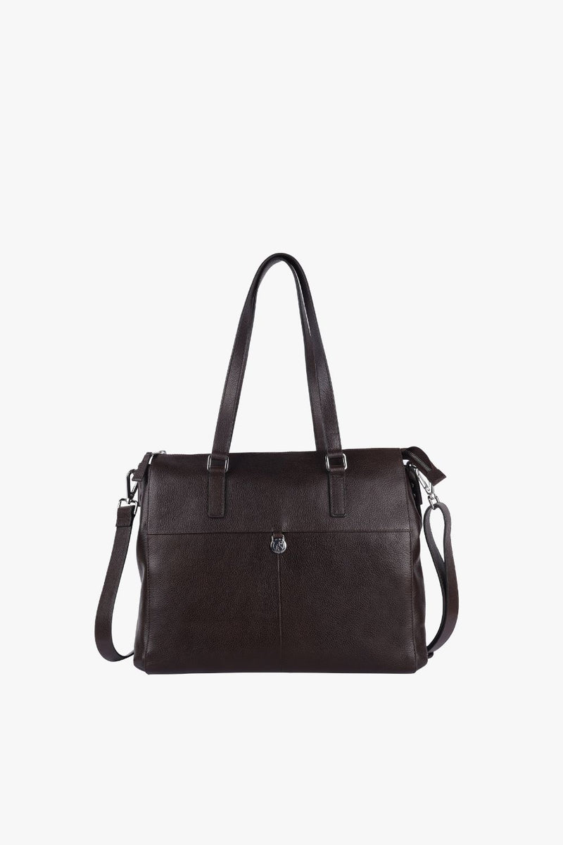 Napoli working bag Malika 14¨ Dark brown - Adax Shop - Business