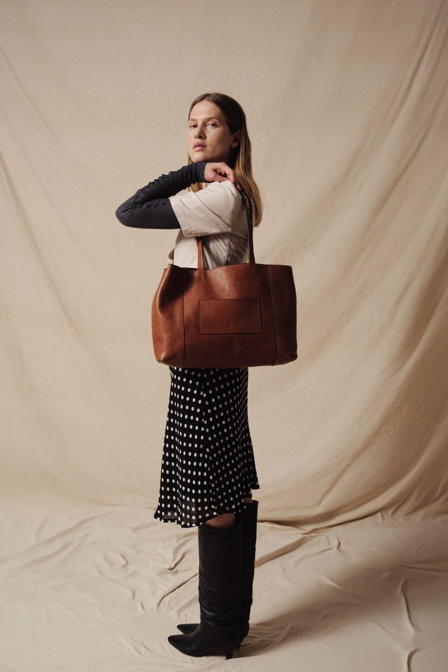 Portofino shopper Katarina Brown - Adax Shop - Shopper