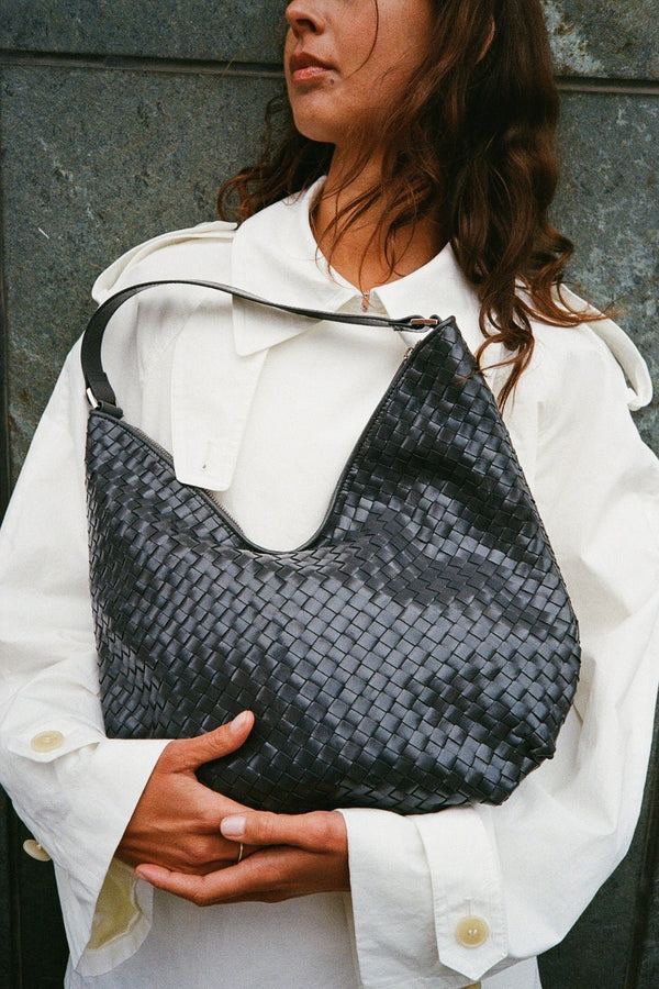 Salerno shoulder bag Mindy Charcoal - Adax Shop - Shoulder bags