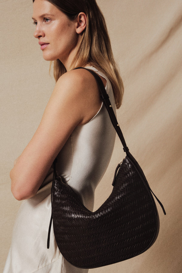 Lucca shoulder bag Jodie Dark brown