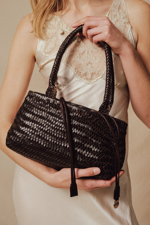 Lucca handbag Zeleste Dark brown