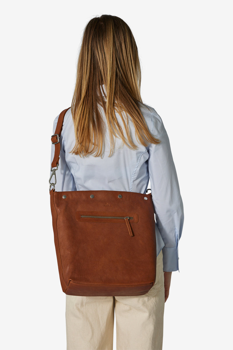 Ravenna shoulder bag Elina Cognac