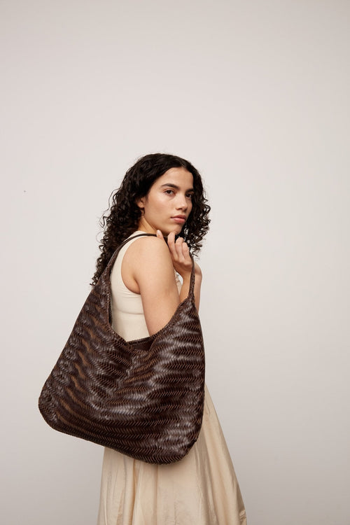 Lucca shoulder bag Isolde Dark brown - Adax Shop - Tasker