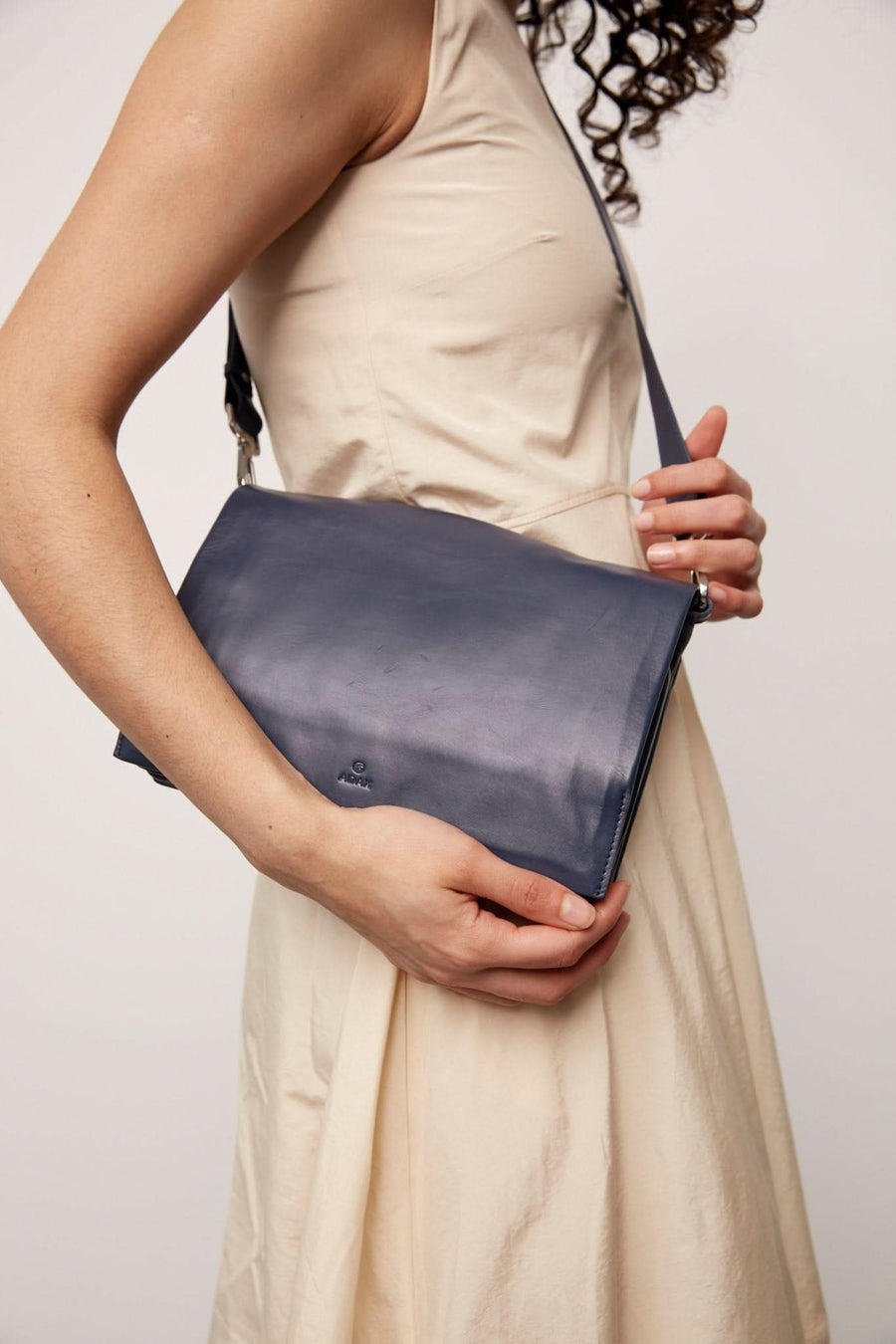 Amalfi shoulder bag Sandra Dark blue - Adax Shop - Tasker