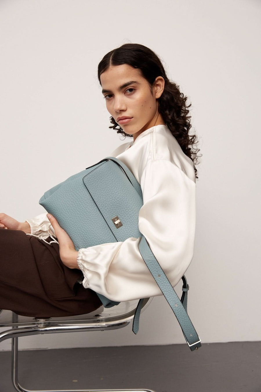 Roma shoulder bag Chloe Mint - Adax Shop - Shoulder bags