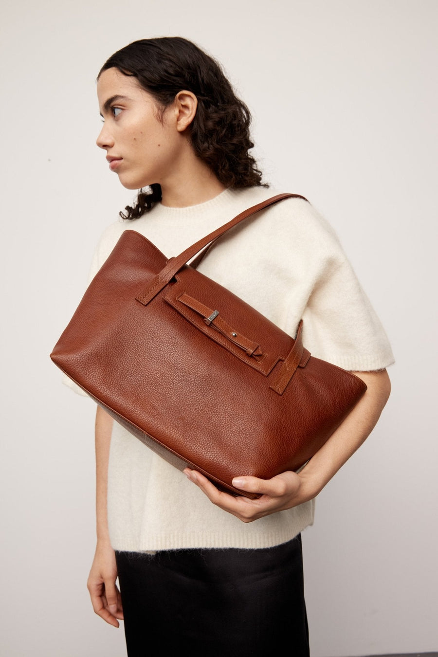 Cormorano shopper Diana Walnut - Adax Shop - Tasker