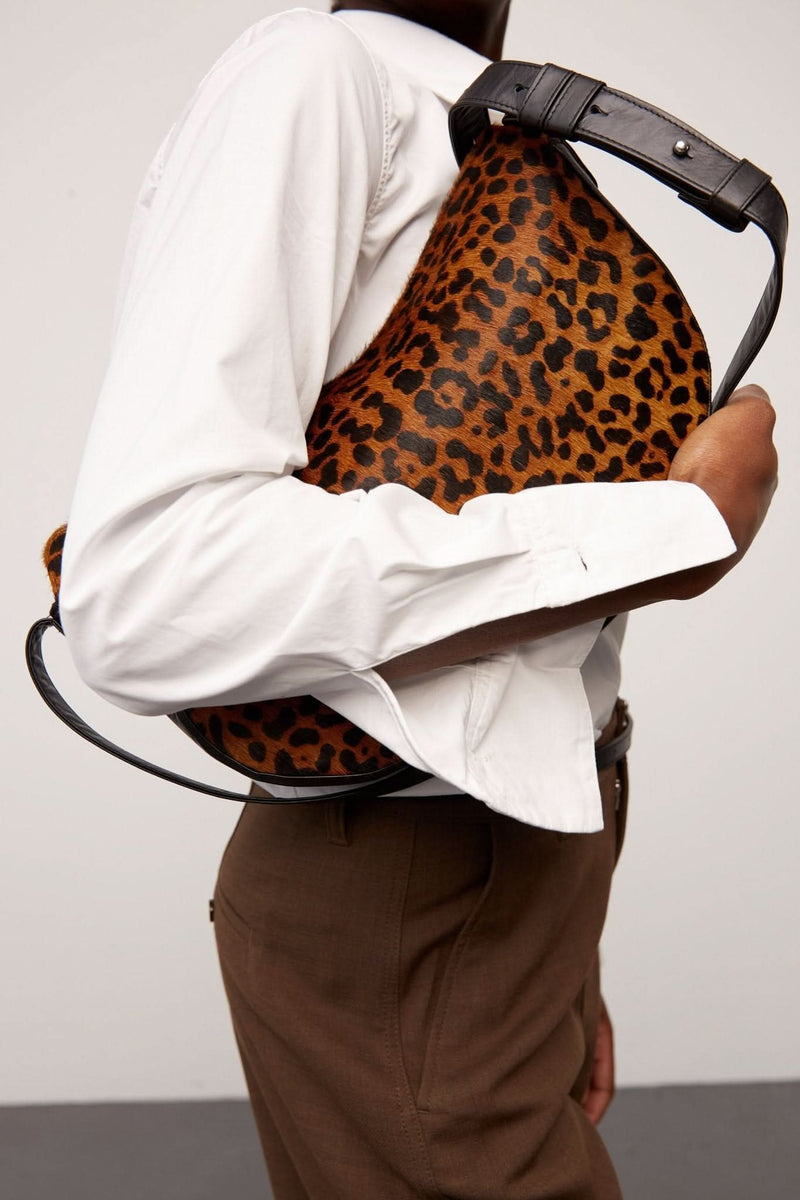 Amalfi leo shoulder bag Alba Brown leo – Adax Shop