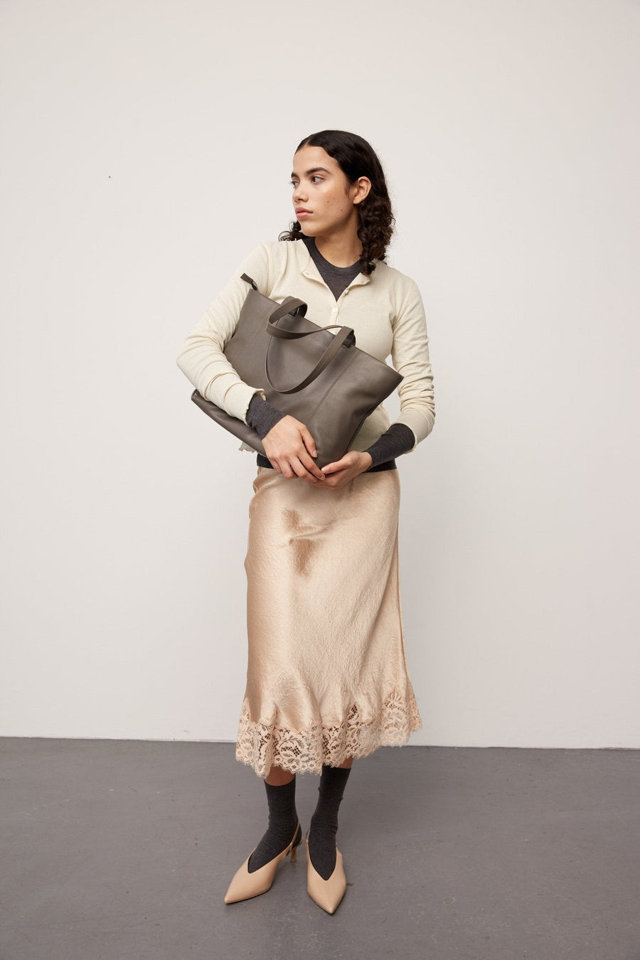 Vittoria shopper Siki Grey - Adax Shop - shopper