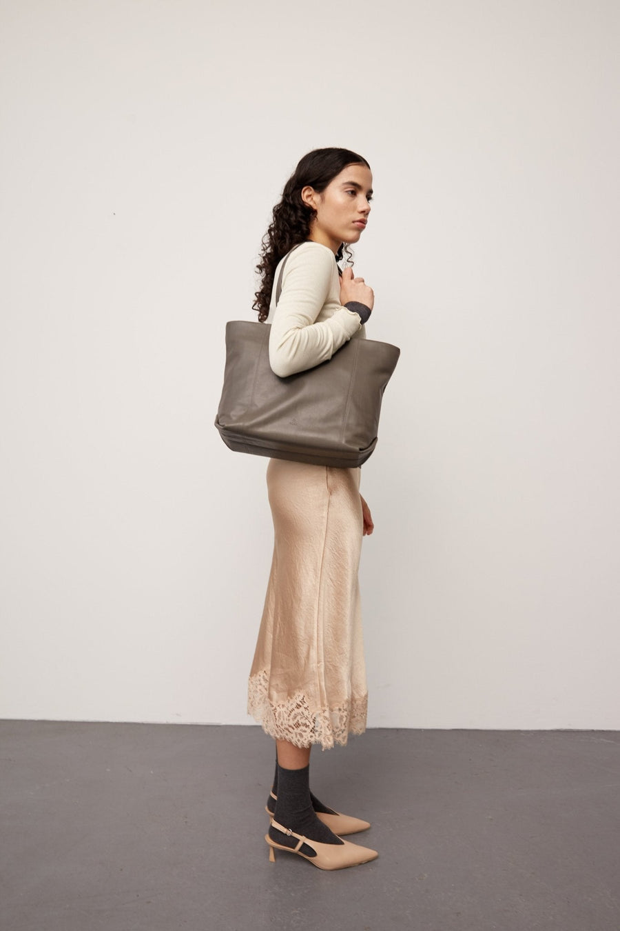 Vittoria shopper Siki Grey - Adax Shop - shopper