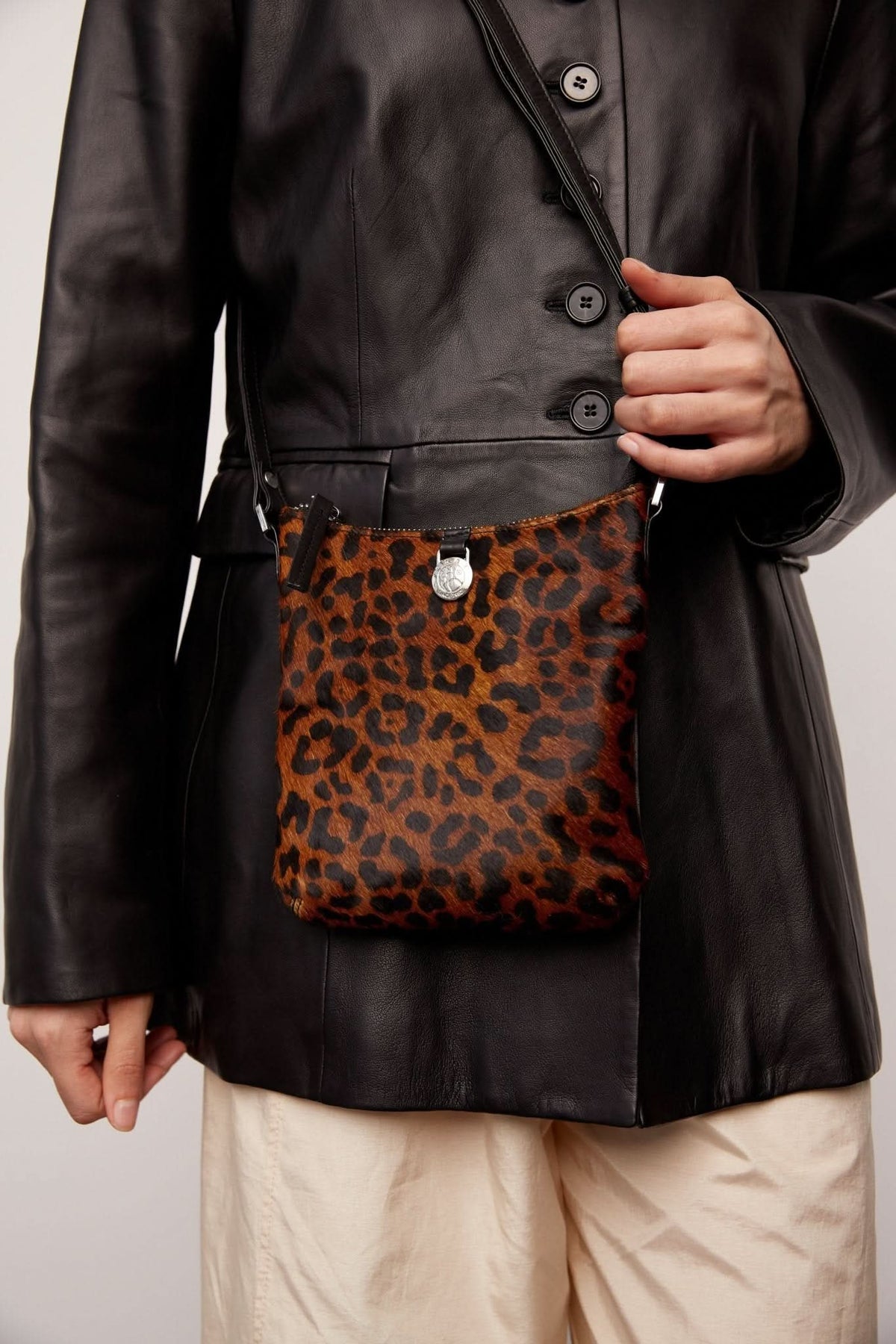 Amalfi leo shoulder bag Tilly Brown leo – Adax Shop