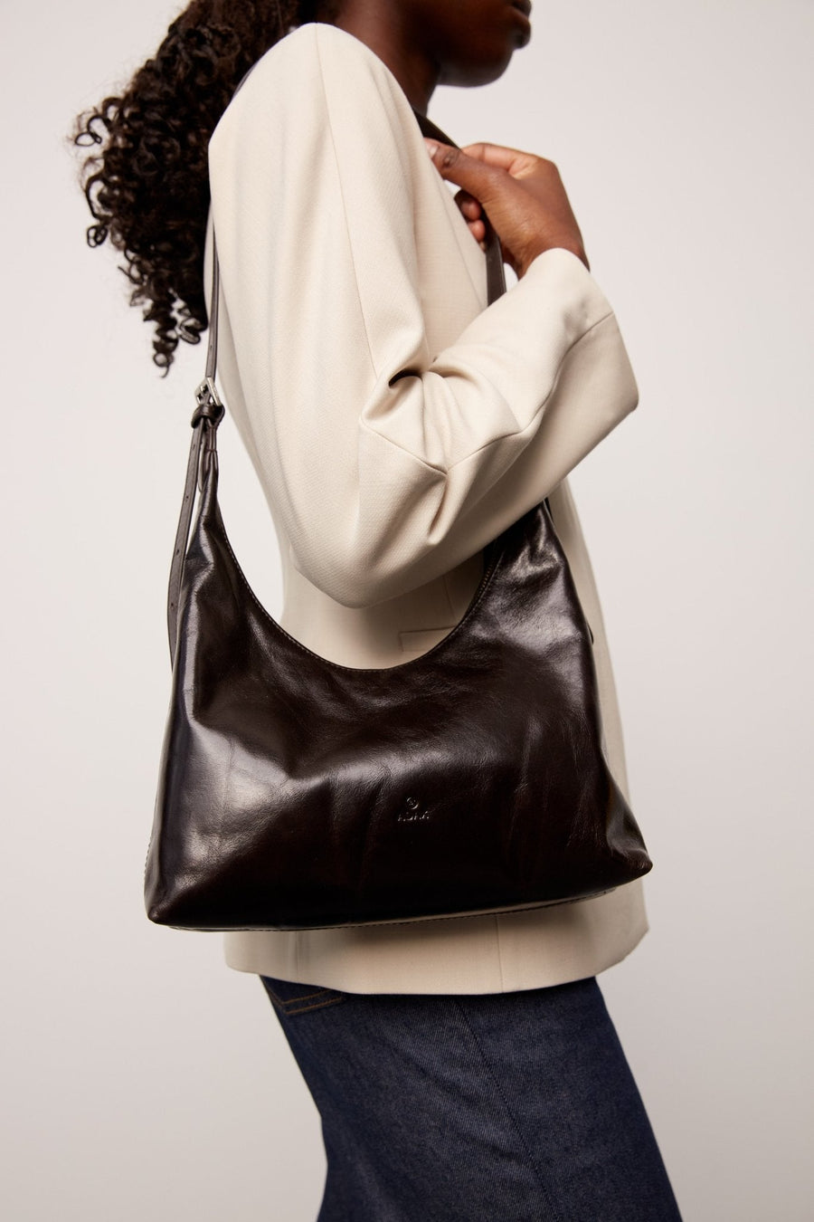 Milano shoulder bag Mirella Dark brown - Adax Shop - Shoulder bags