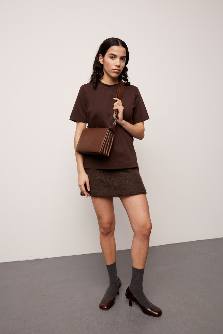 Hello I'mVegan Christa Dark brown - Adax Shop - Shoulder bags