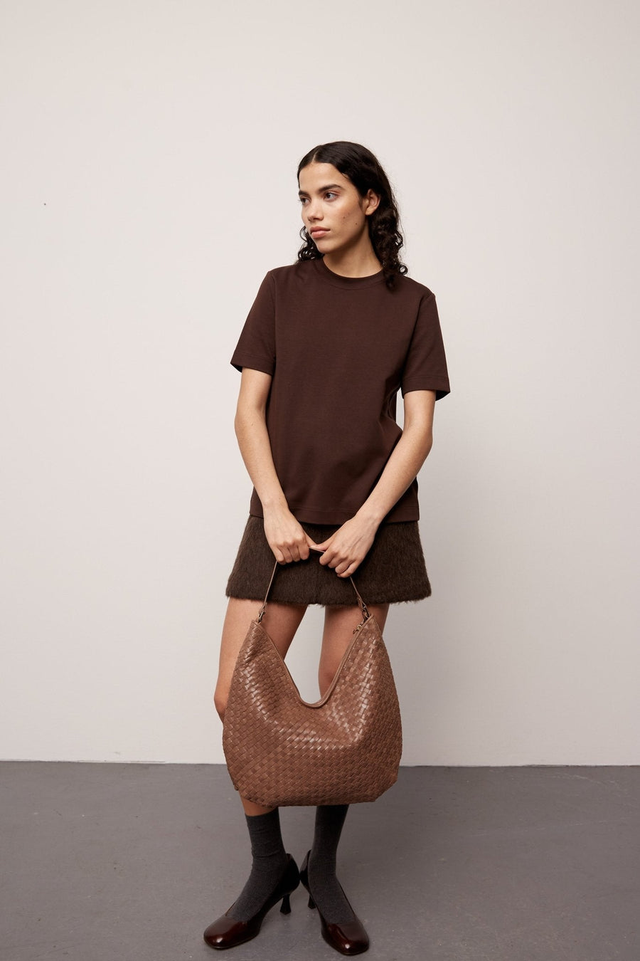 Salerno shoulder bag Mindy Taupe - Adax Shop - Shoulder bags