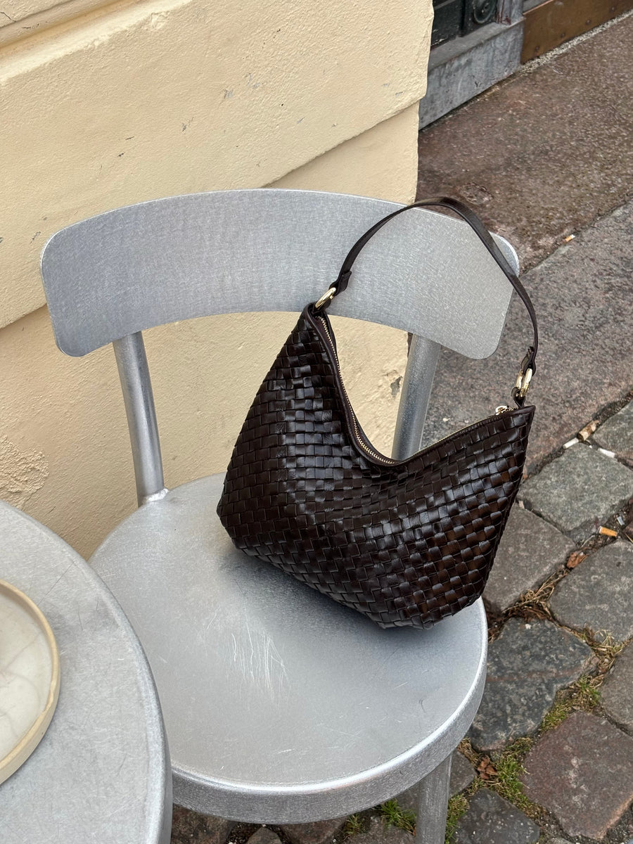 Salerno shoulder bag Mona Dark brown