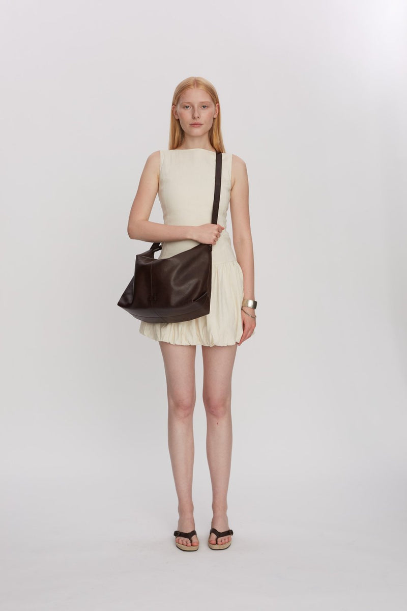 Vittoria shoulder bag Ella Dark brown - Adax Shop - Crossbody