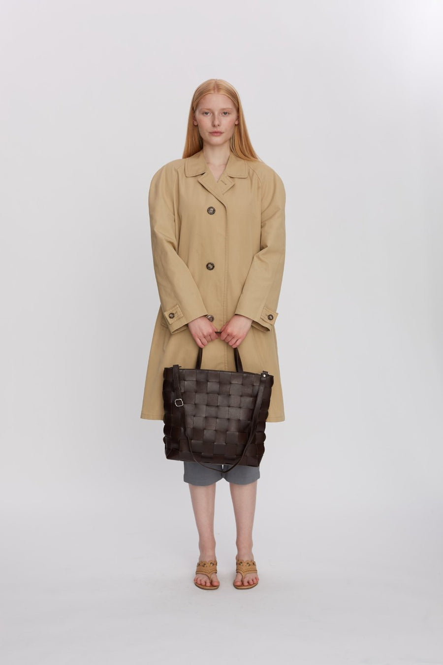 Limona shopper Indy Dark brown - Adax Shop - Shopper