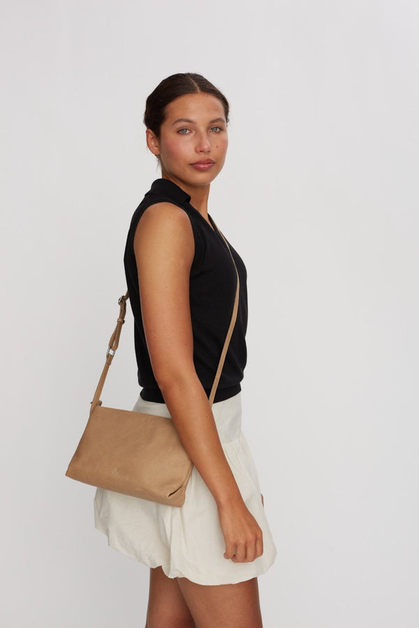 Vittoria shoulder bag Manilla Stone - Adax Shop - Tasker