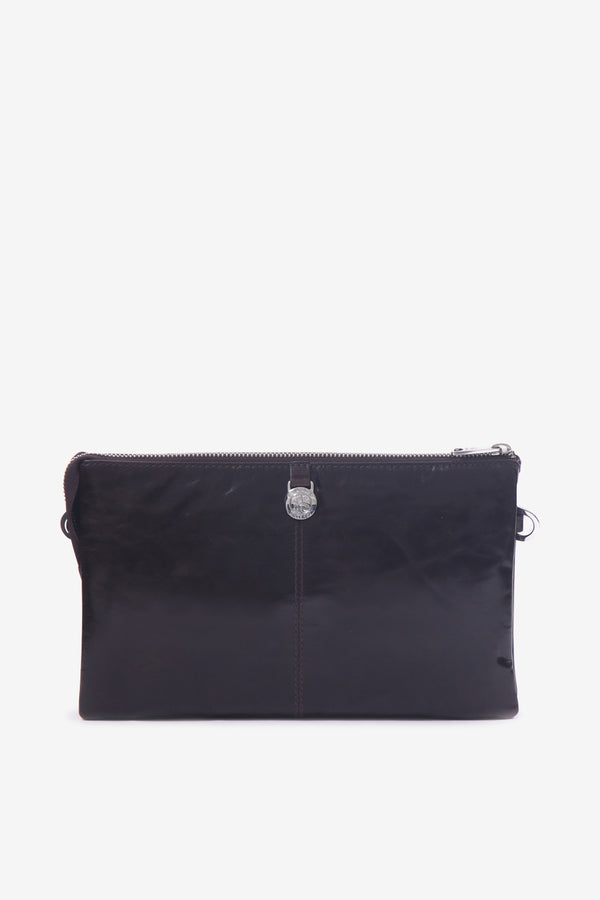 Salerno combi clutch Jasmina Dark brown