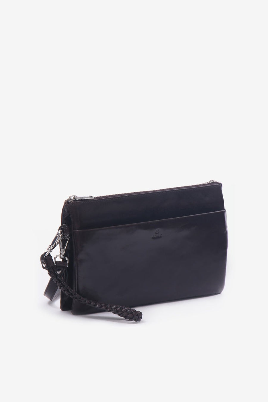 Salerno combi clutch Jasmina Dark brown - Adax Shop - Clutches